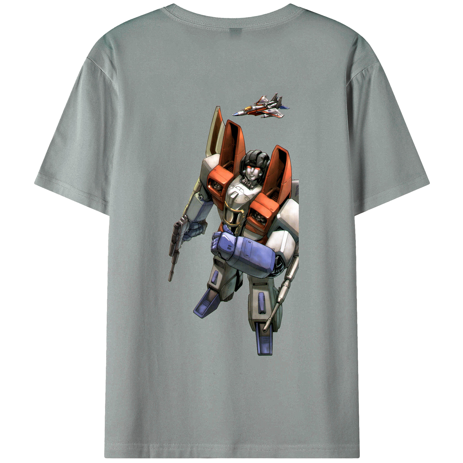 （画像用）  綿100％ メンズ半袖Tシャツ（バックプリント） 通気性